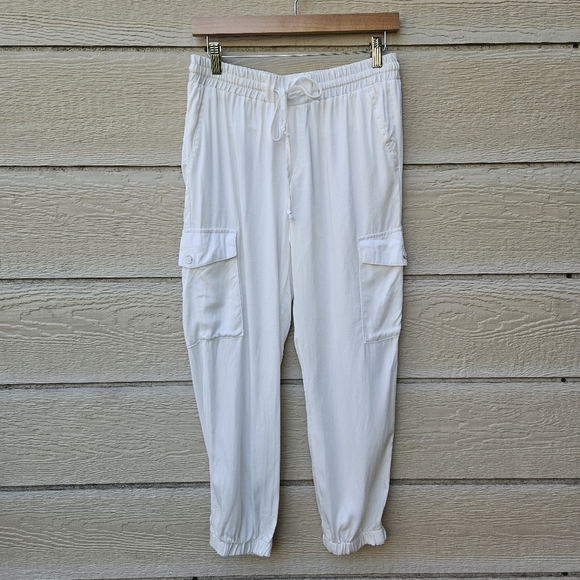 William B white tencel cargo joggers medium - Picture 1 of 6